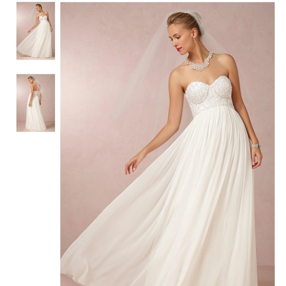 Rachel Gilbert Gemma Ivory Wedding Gown US size 12 - Picture 8 of 9